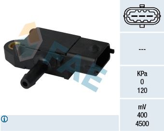 FAE 16108 Emme Manifold Sensörü Aveo-Corsa C-D-Astra H-J-Meriva-Mokka-Insignia-Doblo-Fiorino-Ford 1.3-1.7-2.0