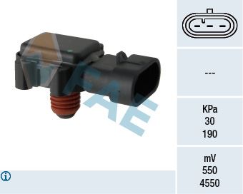 FAE 15079 Map Sensörü Basinç Sensörü Astra G-Combo C-Corsa C 1.7 Dti 16v 00> Y17dt-Dtl Dizel