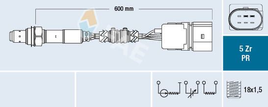 FAE 75042 Oksijen Sensoru Cordoba-Ibiza-Fabia-Polo 1.4 16v 11/03>