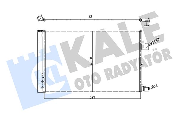 KALE 358740 Klima Radyatoru 204dtd 204dth Jaguar F-Pace X761 Xe 760 Xf Sportbrake 260 Xf 2 X260