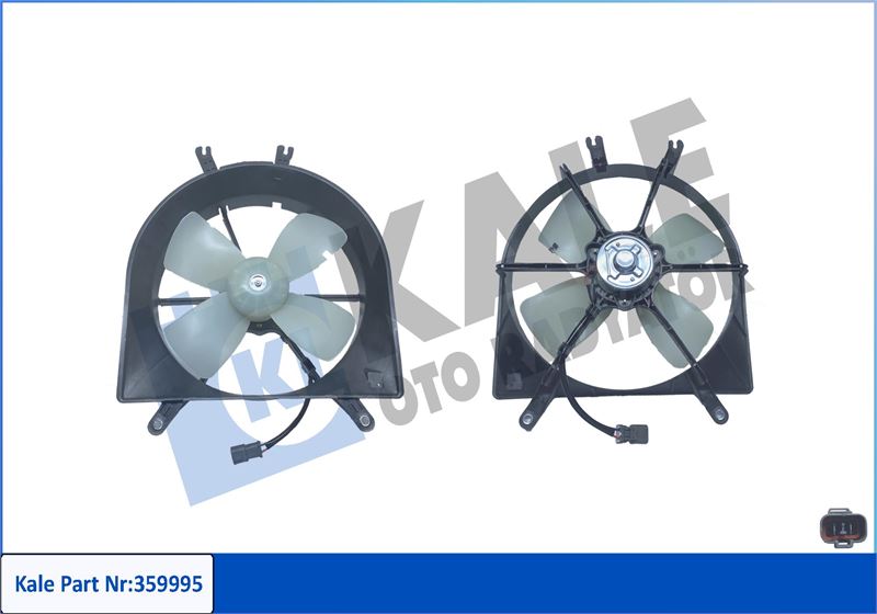 KALE 359995 Fan Grubu Honda Civic V 1.5i 93-95-Civic Vi 1.4i 1.5/1.6 16v 1.6i 1.6i Vtec 1.5i Vtec-E 1.6 Vti 92-