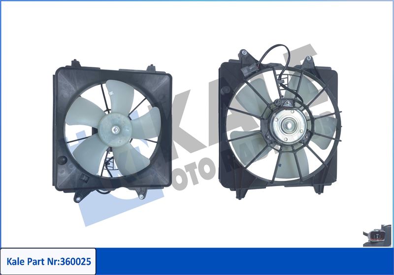 KALE 360025 Fan Grubu Honda Civic Viii Saloon 1.3 Ima 06 >- 12v