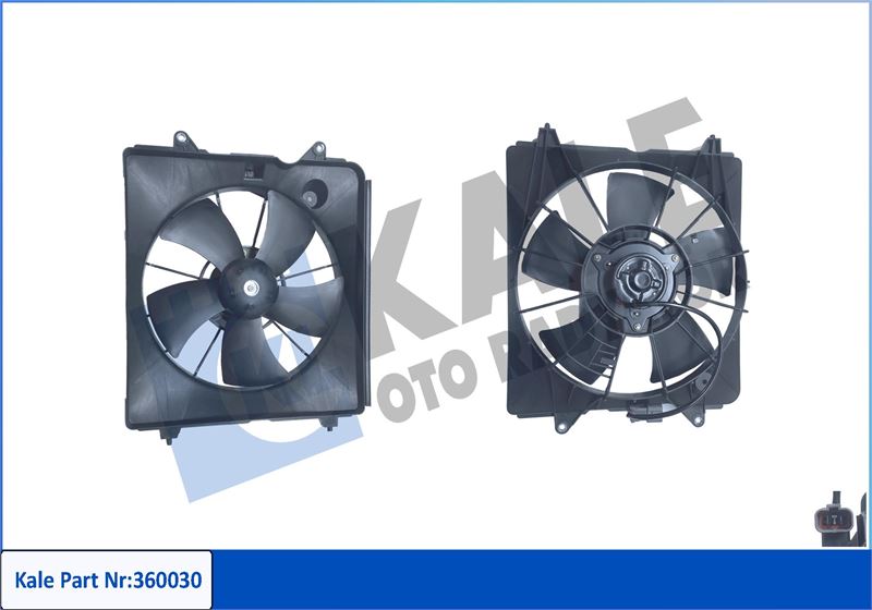 KALE 360030 Fan Grubu Honda Cr-V Iii 2.4i-Vtec 4wd 06- 12v