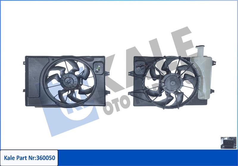 MGA-83207 Radyator Fani Komple Hyundai Elantra 1.6 2016-/ 6 Ileri
