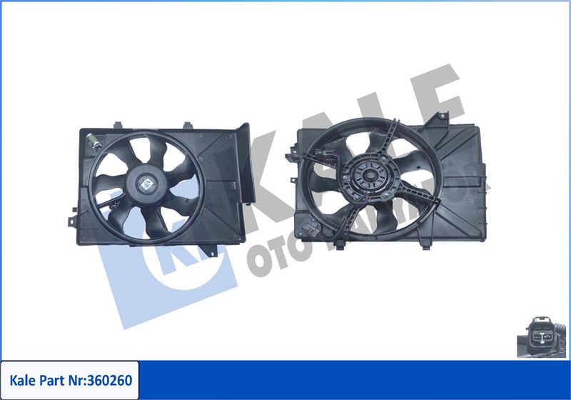 KALE 360260 Fan Grubu Hyundai Getz 1.4i 05-10 - 12v