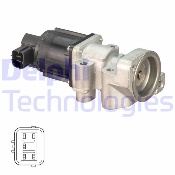 DELPHI EG10524-12B1 Egr Valfi Astra H 04>10 Corsa D 07>14 Meriva A-B 03>10>17 Zafira B 05>15 Astra J 10>15 1.7 Z/A17dtj- Dtr-Dtf-Dti-Dt