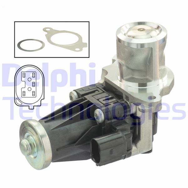 DELPHI EG10570-12B1 Egr Valfi Mito-500l-Doblo-Egea-Fiorino-Panda-Punto 11-2007>