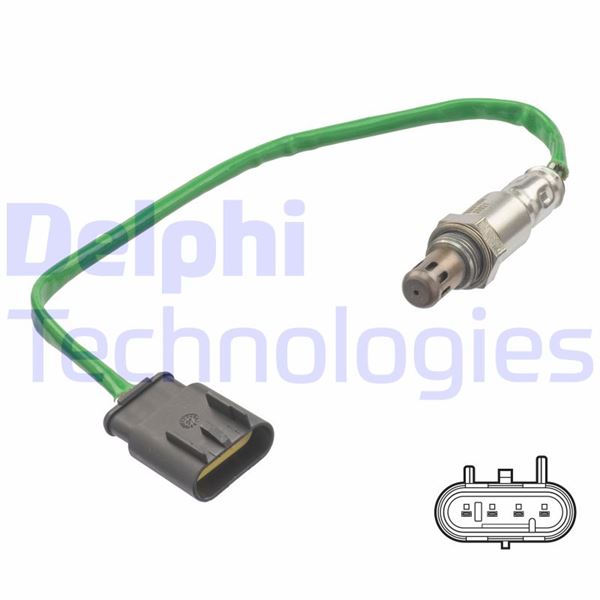 DELPHI ES21066-12B1 Oksijen Sensörü Katalizor Giriş Fiat 500 07> Egea 16> 500x 14> Alfa Romeo Giulietta 10> Lancia Ypsilon 11> Jeep Renegade 14>19 1.2 312axa1a 1.4 334axl1b 1.4 Tb 940.Fya1a 1.6 334axe1a