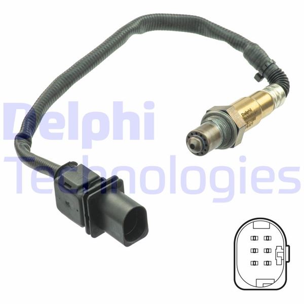 DELPHI ES21098-12B1 Oksijen Sensörü P207 09>13 P208 12>19 P301 12> P308 09>21 P2008 13>19 Partner 08> Berlingo 08> C3 09 >16 C4 09> Ds3 09>15 1.6 Hdi Dv6b Boxer-Jumper 2.2 Hdi