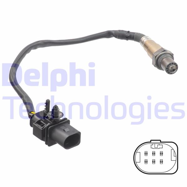 DELPHI ES21318-12B1 Ön Oksijen Sensörü Accent-Azera-Getz-İ30-Santa Fe-Sonata-Sonica-Tucson 07-2004-05-2013