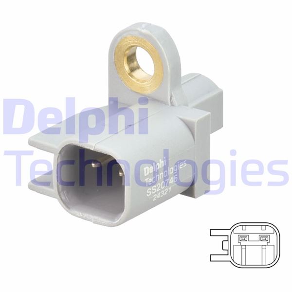 DELPHI SS20746 Abs Sensörü Arka Ford Cmax-Focus-Kuga-Connect 15>