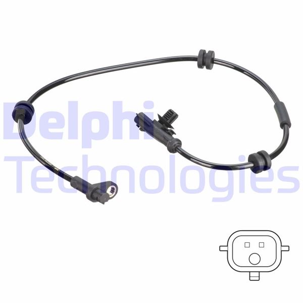 DELPHI SS20766 Abs Sensörü Arka Ford Fiesta-B-Max-Courier 13> Sağ-Sol