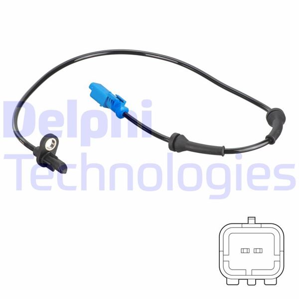 DELPHI SS20769 Abs Hiz Sensörü Citroen C3-C4 Cactus-Ds3- Ds Ds3 11-2009>
