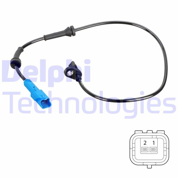 DELPHI SS20787 Abs Devir Sensörü Arka Citroen C3 03>16 Ds3 10>15
