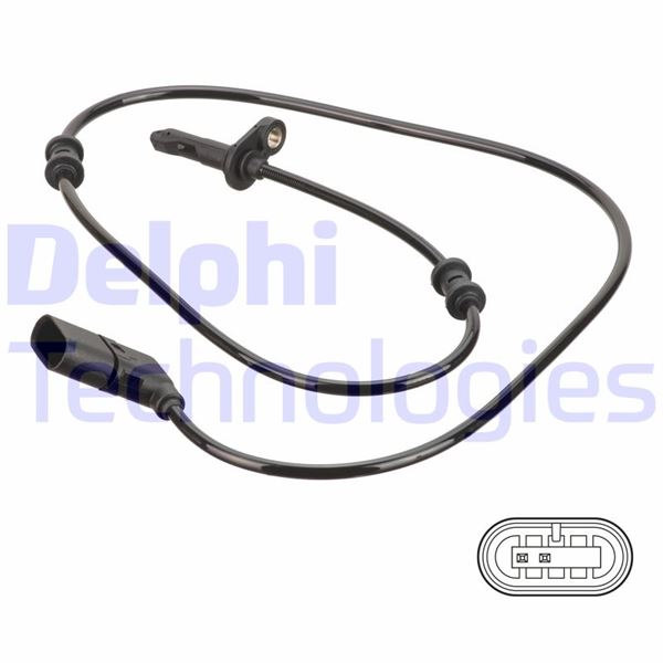 DELPHI SS20813 Abs Sensoru Arka Mercedes C-Class W205 S205 C205 A205