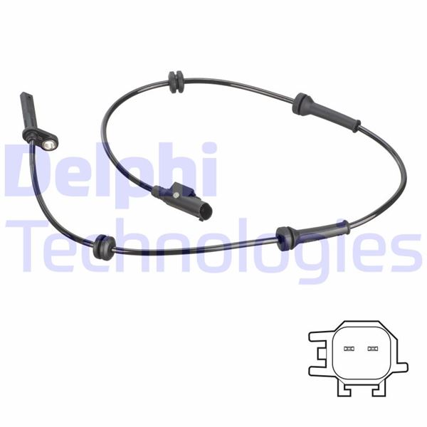 DELPHI SS20816 Abs Sensörü Fiorino-Linea-Qubo 10-2006>