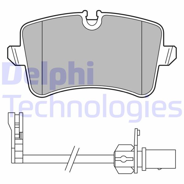DELPHI LP3681 Arka Fren Balatasi Macan 05-2018>