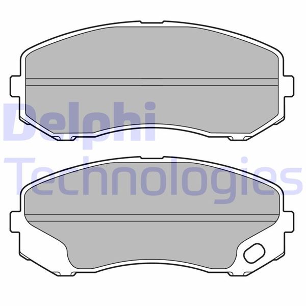 DELPHI LP3687 Fren Balatasi Fuso Mitsubishi Canter Fe73-Canter Fe74-Canter Fe84-Canter Fe85 0