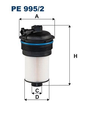 FILTRON PE995.2 Mazot Filtresi Ford Yeni Transit V363-V362 17> 2.0 Ecoblue
