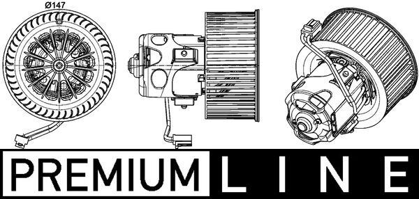 MAHLE AB151000P Kalorifer Motoru Bmw F07 F10 F11 F18 F12 F13
