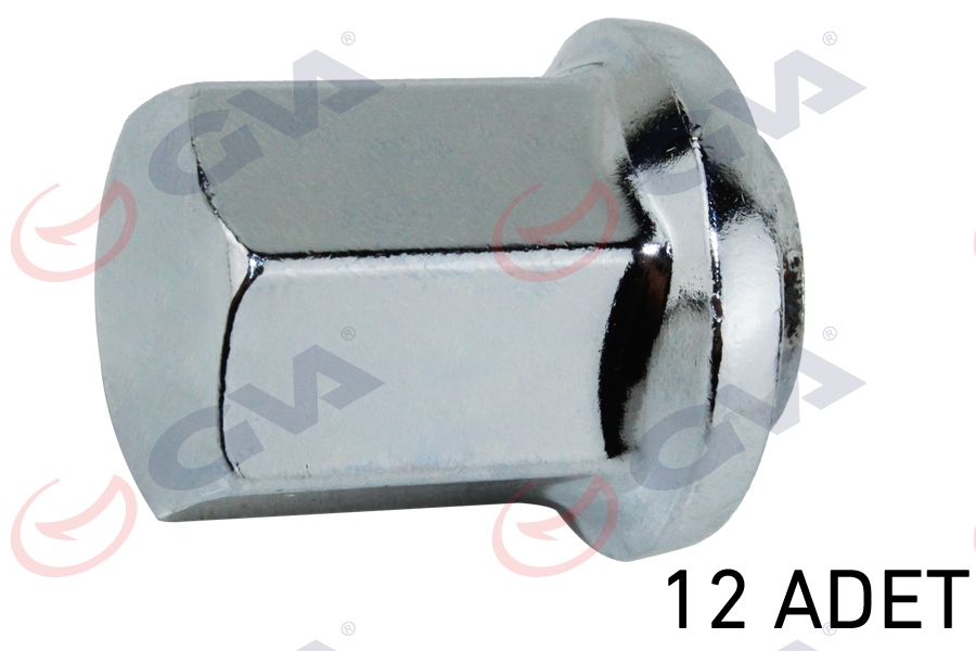 GVA 8810122 Bijon Somunu Renault 12 Kromajli Paket 12