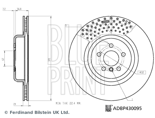 BLUEPRINT ADBP430095 Debriyaj Üst Merkezi Accent Ii