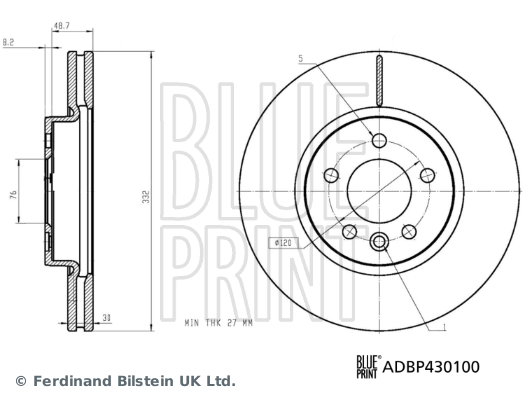 BLUEPRINT ADBP430100 Kapi Kolu Movano B-Movano B Platform Cabin