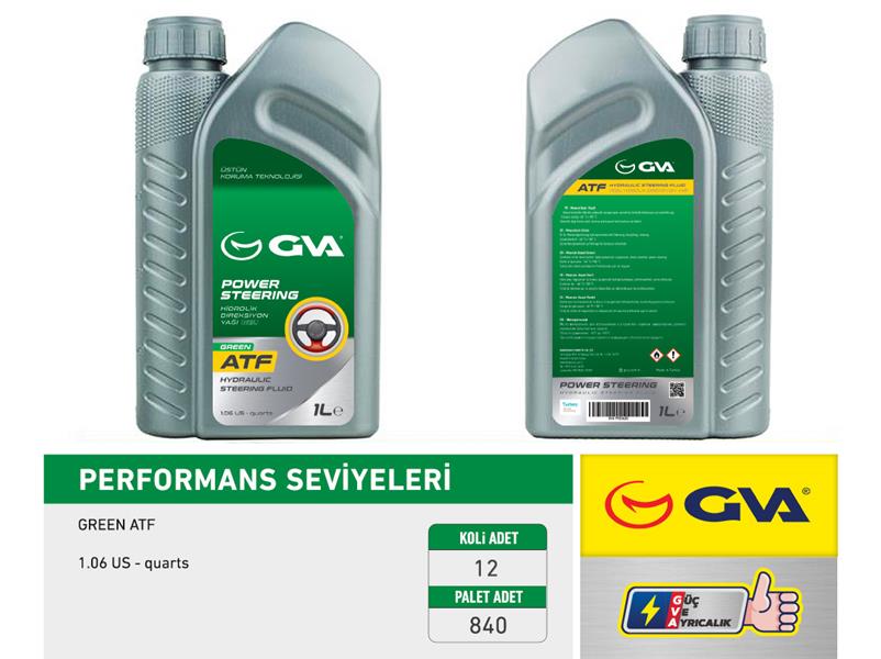GVA 9920620 Hidrolik Direksiyon Yagi Yesil 1 Lt Bmw Chf 7.1 Pentosin Chf 7.1