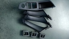 PRO-A 340715 Kapi Kol Tutamak Seti 7 Parca Duz Ayna Siyah Bmw 5 Serisi F10-F18