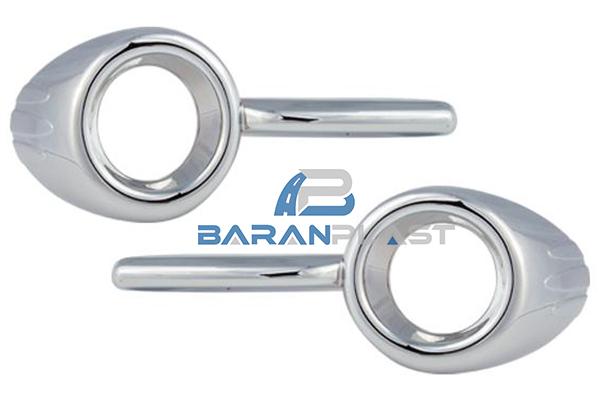 BARAN A034 Sis Fari Çerçevesi Krom Fiat Doblo 10 >