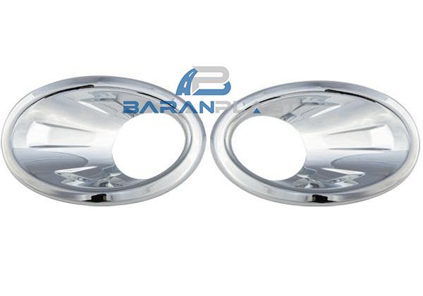 BARAN A046 Sis Fari Çerçevesi Krom Nissan Qashqai 08-13
