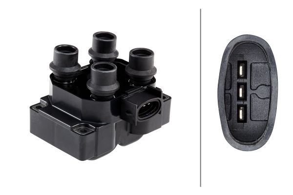 HELLA 5DA193175401 Atesleme Bobini Mondeo 1.6-1.8-2.0 93>00 Escort 1.6 16v-1.8 16v Fiesta Iii 1.3-1.4 89>95 Fiesta 1.25 - 1.3 - 1.4 16v 95>02 92>01 Orion 1.8 16v 97>02 Ford Ka 1.3 98>08 Mazda 121 Iii 1.3
