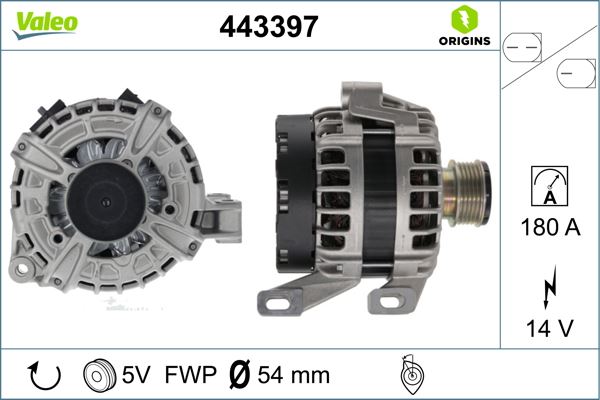 HELLA 8EL015637951 Alternatör Volvo C70-S60-S80-V60-V70-Xc60-Xc70-Xc90 06> 180 Amp