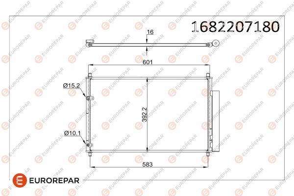 KAL 510ABC020 Klima Radyatörü  Corolla