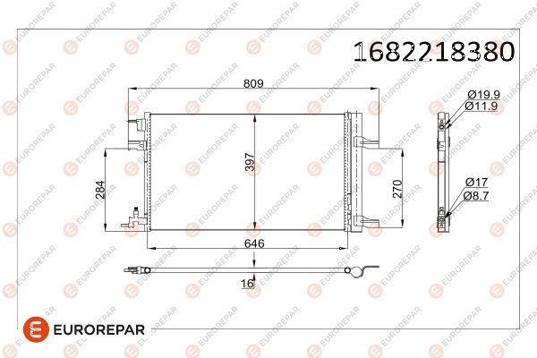 1682218380 Radyator  Cruze Astra J Zafira C