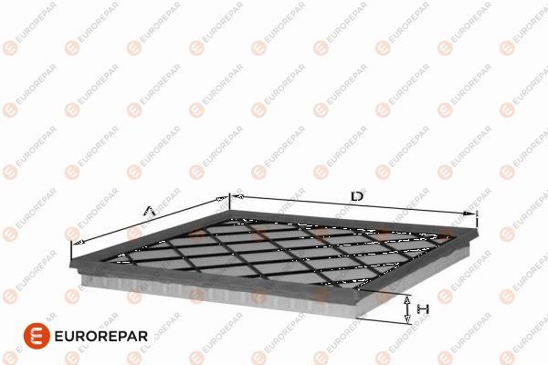 PSA-1682266380 Eurorepar Hava Filtresi ( Ford Galaxy Iii 2.0tdci 15-/ Mondeo V 1.5 1.5tdci 2.0tdci 14-/ S-Max Ii 15- )