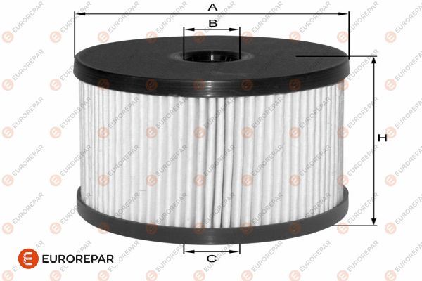 EUROREPAR 1682270780 Yag Filtresi Berlingo Iii Partner Tepe P207 P307 Ec5 P308 C3 C4 Tu5jp4 1.6 16v C5 Ds3 Ds4 P5008