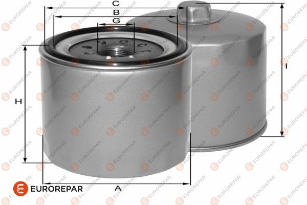 PSA-1682275780 Eurorepar Yag Filtresi Vw Polo 86c- 801.3 Cat Vwpolo 86c- 801.0