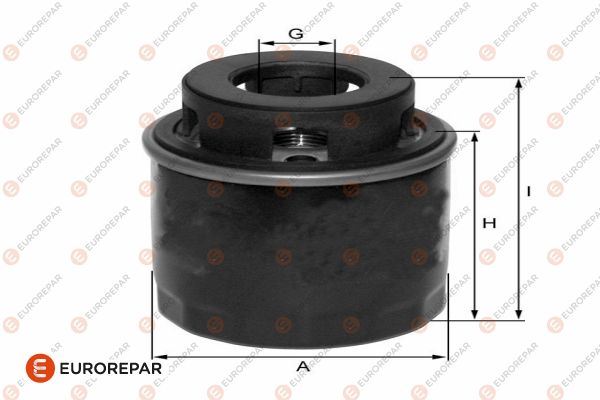 EUROREPAR 1682277380 Yağ Filtresi Golf Vi-Jetta Iv-Polo-Touran-Passat-Tiguan-Beetle-A3-Ibiza-Fabia-Octavia 1.4 Tsi