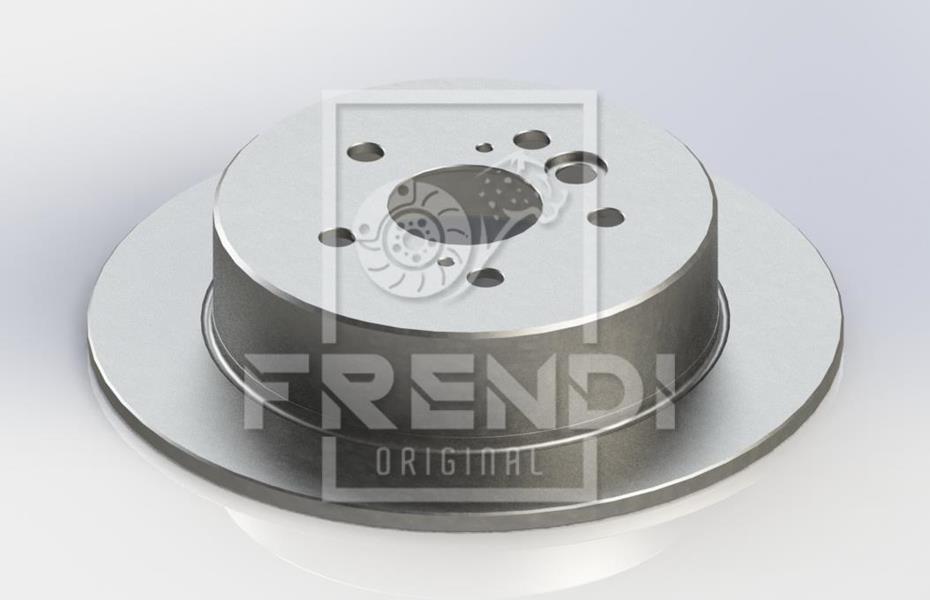FRENDI 34749 Arka Fren Diski Dolu Tip Toyota Rav4 2.0l 1az-Fe Aca21 01-05 303 Çap X 5 Bijon - Takım Disk Fiya Tıdır