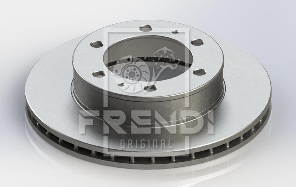 FRENDI 34406 Ön Fren Diski Hava Kanalli Toyota Hilux Vigo 2.5l 2kdftv Kun25 Kun35 4x4 05-> 297 Çap X 6 Bijon - Takım Disk Fiyatıdır