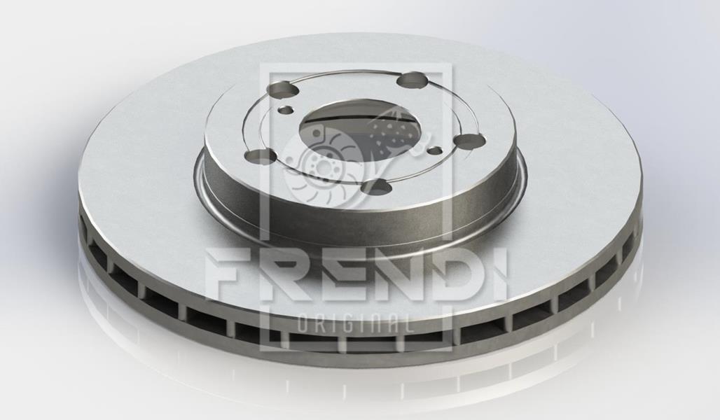 FRENDI 34156 Ön Fren Diski Hava Kanalli Toyota Corona 2.0l 3s-Fe St191 92-97 255 Çap X 5 Bijon - Takım Disk F Iyatıdır