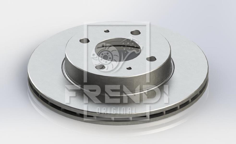 FRENDI 26074 Ön Fren Diski Hava Kanalli Nissan 100 Nx 90>94 / Sunny 91-00 240 Çap X 4 Bijon - Takım Disk Fiya Tıdır