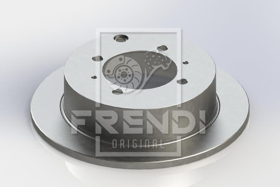 FRENDI 25698 Arka Fren Diski Dolu Tip Mitsubishi Lancer 1.6l 4g18 Cs3a 03-08 262 Çap X 4 Bijon - Takım Disk F Iyatıdır