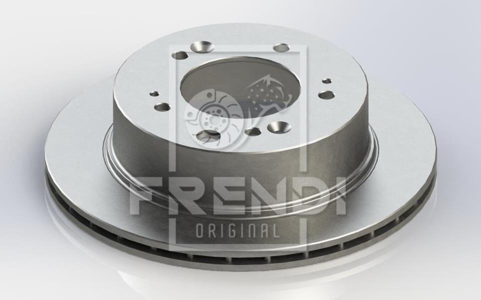 OTOZONE BD8052 Arka Fren Diski Hava Kanalli Kia Sorento 2.5l D4cb Crdi 06-10 315 Çap X 5 Bijon - Adet Disk Fiya Tıdır