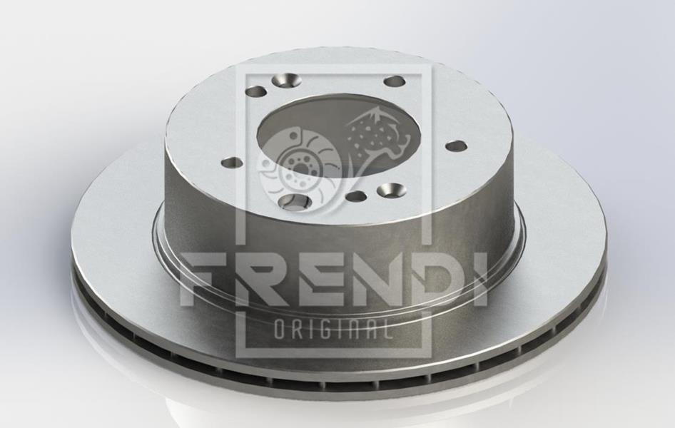 FRENDI 18456 Arka Fren Diski Hava Kanalli Kia Sorento 2.5l D4cb Crdi 02-06 315 Çap X 5 Bijon - Takım Disk Fiy Atıdır