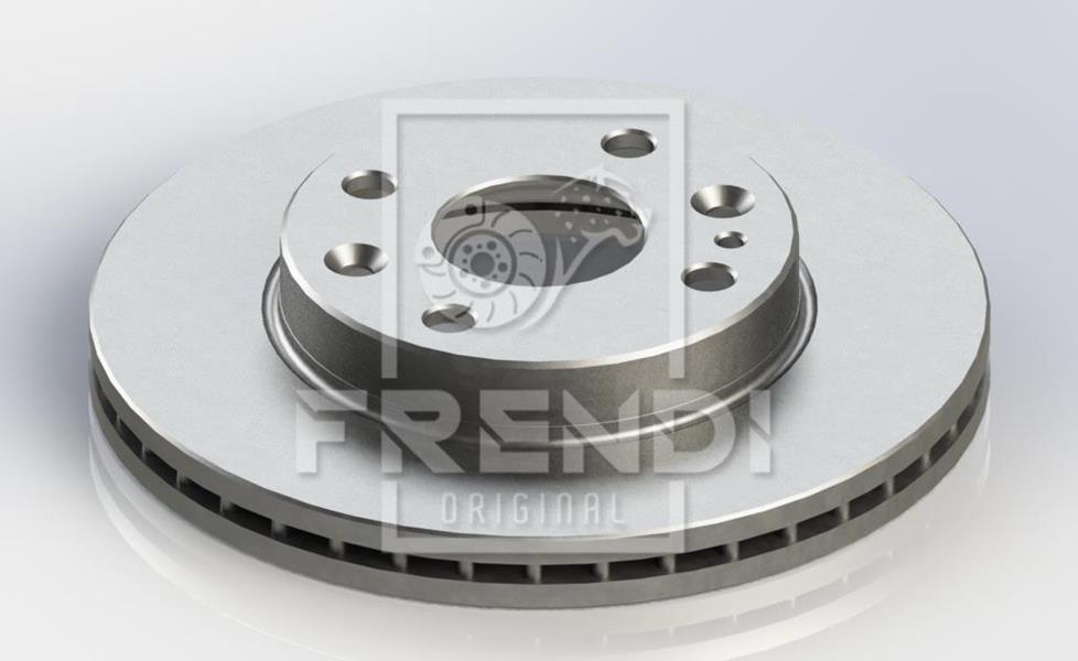 FRD-DDF1391 Fren Diski On Havali-(235-4)-(Kia  Rio 00/02 )
