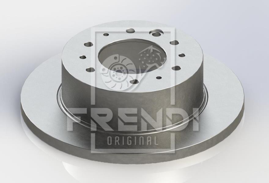 FRENDI 16584 Arka Fren Diski Dolu Tip Hyundai H350 2.5l D4cb Crdi 15-> 316 Çap X 6 Bijon - Takım Disk Fiyatıd Ir
