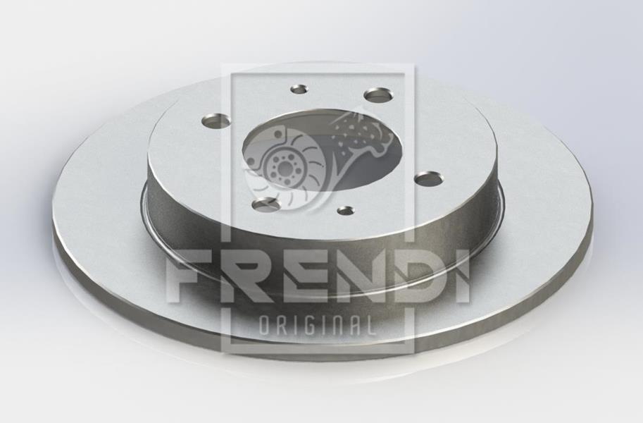 FRENDI 16540 Arka Fren Diski Dolu Tip Hyundai Elantra 1.6l G4gr G4ed 96-06 258 Çap X 4 Bijon - Takım Disk Fiy Atıdır