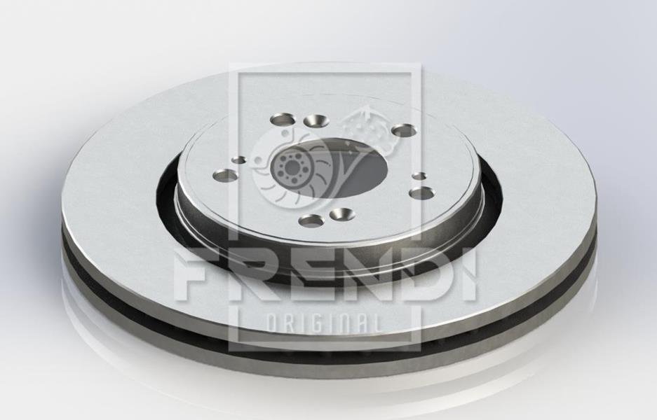 FRENDI 15443 Ön Fren Diski Hava Kanalli Honda Cr-V 2.0l R20a2 Re5 06-12 / 2.2l N22a Ctdi Re6 Dizel 06-> / 1.6l N16a2 Re6 İ-Dtec Dizel 4x2 13-> 293 Çap X 5 Bijon - Takım Disk Fiyatıdır